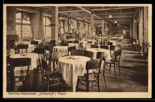 AK Mainz, Familien-Restaurant Kötherhof, Inh. Herm. Wagner