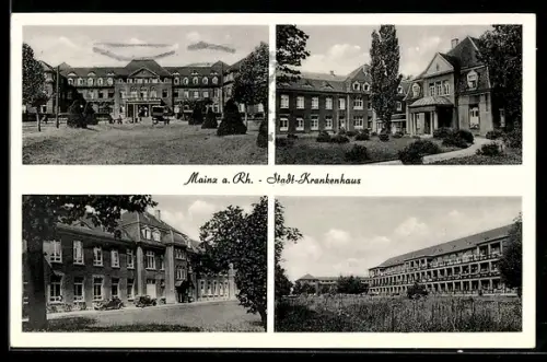 AK Mainz a. Rh., Stadt-Krankenhaus, Mehrfachansicht