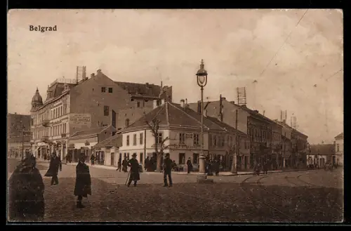 AK Belgrad, Strassenansicht