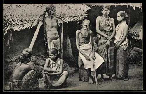 AK Ceylon / Sri Lanka, Native Villagers