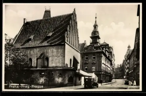 AK Praha, Synagoga, die Altneu-Synagoge in Prag