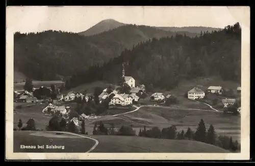AK Ebenau, Blick zum Ort