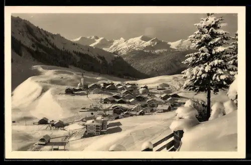 AK Berwang, Ortsansicht im Winter