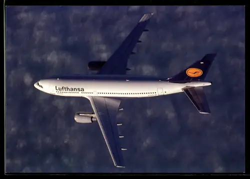 AK Airbus A310-200 der Lufthansa über den Wolken