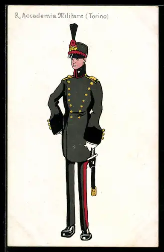 Künstler-AK Torino, R. Accademia Militare
