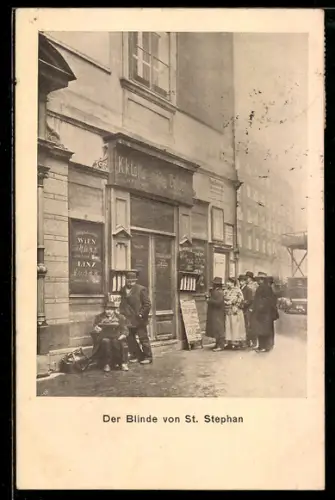 AK Wien, der Blinde von St. Stephan