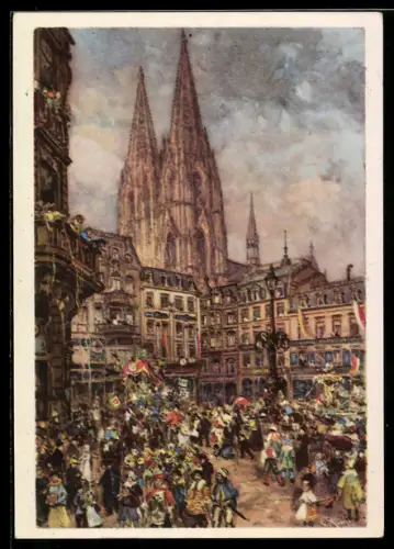 AK Kölner Karneval, Festumzug
