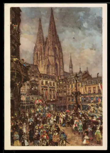 AK Kölner Karneval, Festumzug
