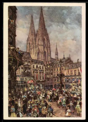 AK Kölner Karneval, Festumzug