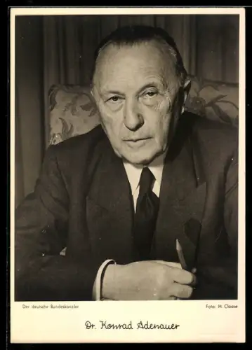 AK Deutscher Bundeskanzler Dr. Konrad Adenauer