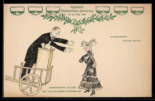 AK Uppsala, Studenkars-karneval 1905