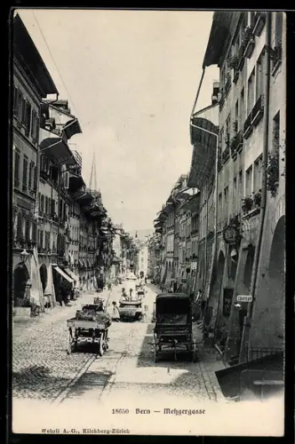 AK Bern, In der Metzgergasse, Coiffeur