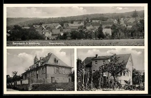 AK Bermbach, Schule, Handlung Otto Volz, Gesamtansicht