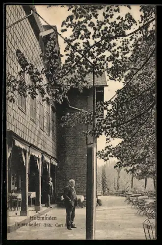 AK Holzminden, Gasthaus Felsenkeller, Inh. Carl Koch