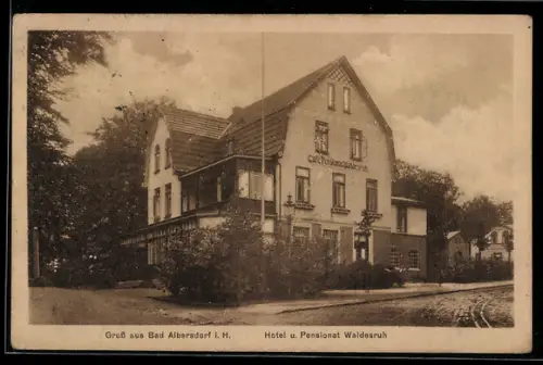 AK Bad Albersdorf, Hotel u. Pensionat Waldesruh