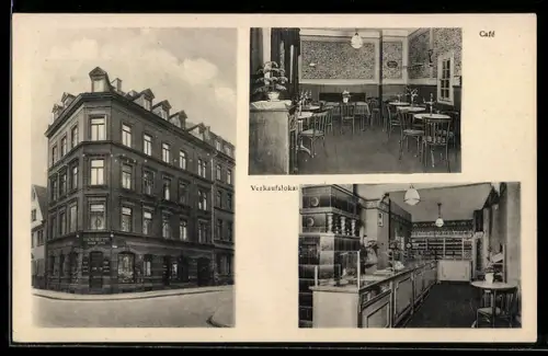 AK Mainz, Bäckerei-Konditorei-Café Jakob Jung, Zanggasse