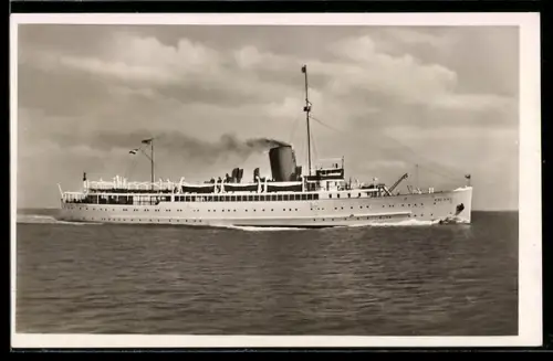 AK Passagierschiff Roland vom Norddeutschen Lloyd Bremen hohe Fahrt laufend