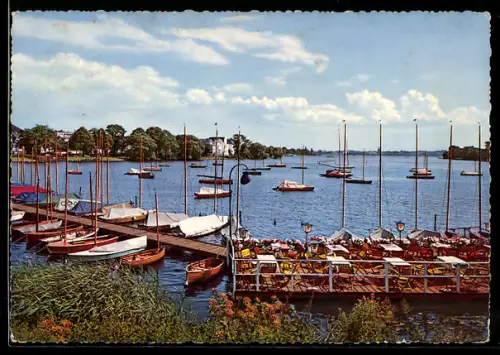 AK Hamburg, Blick von der Krugkoppelbrücke