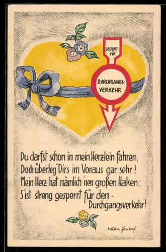 AK Durchgangsverkehr im Herz gesperrt