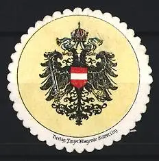 Reklamemarke Wien, Doppeladler mit Krone