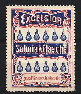 Reklamemarke Excelsior Salmiakflasche, Mittel gegen Insektenstiche