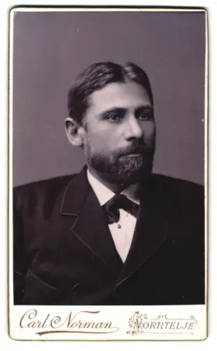 Fotografie Carl Norman, Norrtelje, Porträt des Herrn Almquist