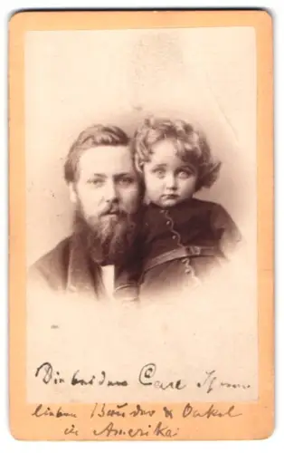 Fotografie H. Pfeiffer, Lauban, Vater mit Kind