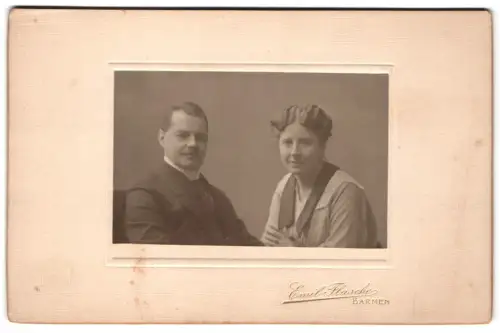 Fotografie Emil Flasche, Barmen, Walter und Anna Bulk im März 1915