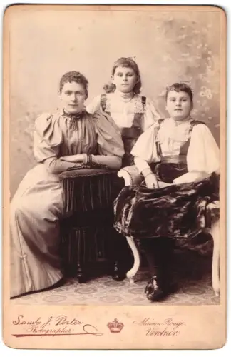 Fotografie Samuel J. Porter, Ventnor, Maison Rouge, Bertha mit C. und L. v. Westernhagen