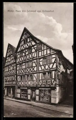 AK Ochsenfurt, Historisches Haus des Schmied