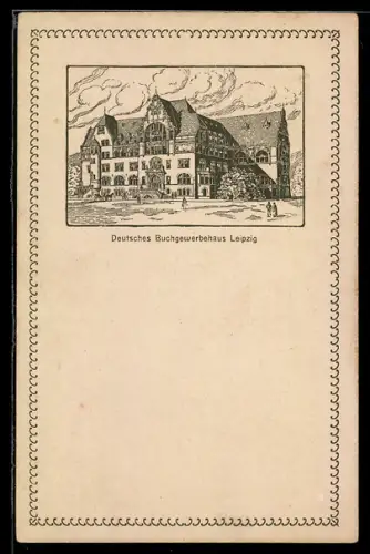 AK Leipzig, Deutsches Buchgewerbehaus, 22. Ringtag und 19. Deutscher Sammlertag 1922