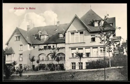 AK Mainz, Blick auf Aliceheim