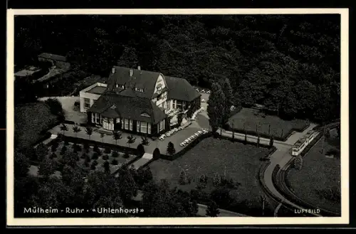 AK Mülheim /Ruhr, Gasthof Uhlenhorst, Fliegeraufnahme