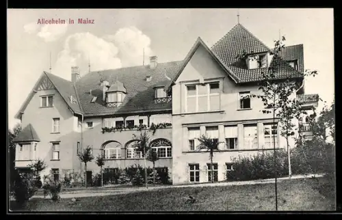 AK Mainz, Blick auf Aliceheim