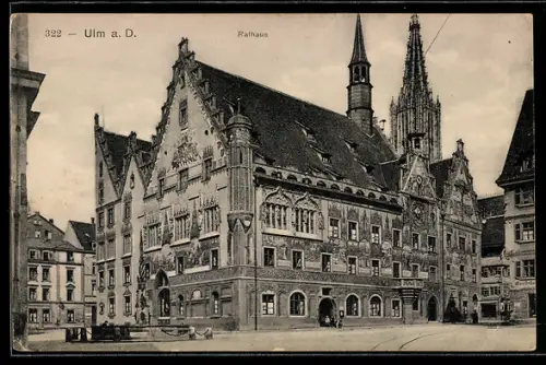 AK Ulm a. D., Rathaus, Münster