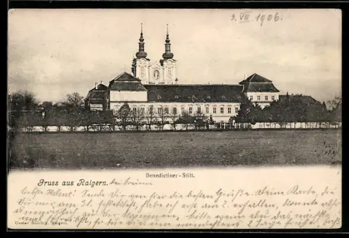 AK Rajhradu, Klaster Benediktinuv