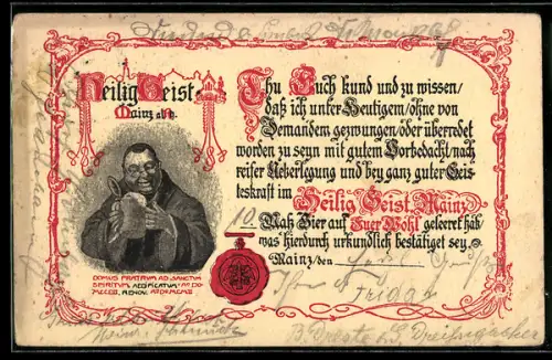 AK Mainz, Gasthaus Heiig Geist