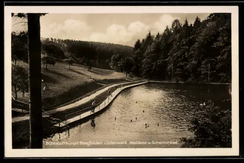 AK Beerfelden i. Odenwald, Waldsee und Schwimmbad