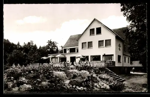 AK Beerfelden /Odw., Pension Reussenkreuz, Inh. Willy Kroll