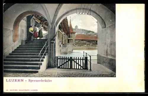 AK Luzern, Spreuerbrücke