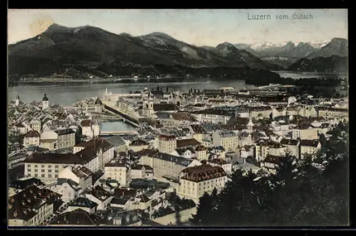 AK Luzern, Gesamtansicht vom Gütsch