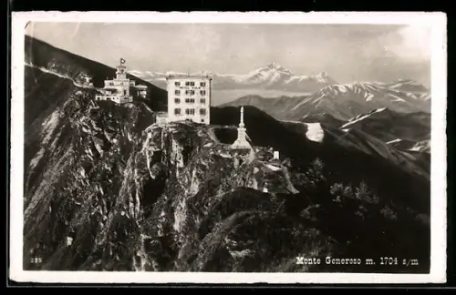 AK Monte Generoso, Gipfel mit Hotel Schweizerhof