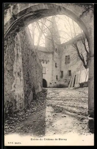 AK Blonay, Entrée du Château de Blonay