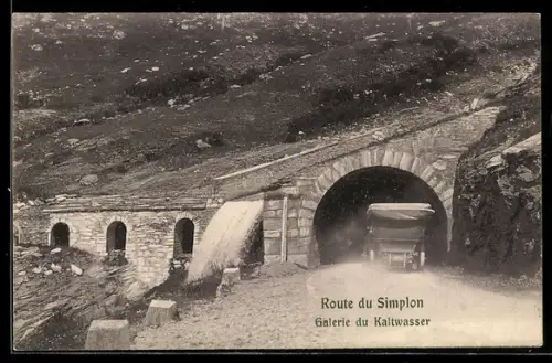AK Simplon, Route du Simplon, Galerie du Kaltwasser
