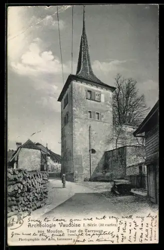 AK Moudon /Vaud, Tour de Carrouge