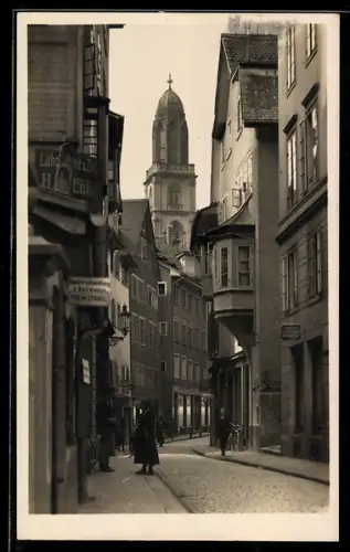 AK Zürich, Altstadt mit Konsumverein Zürich