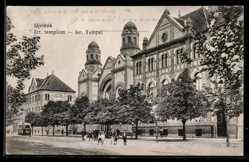 AK Ujvidék, Izr. templom, Synagoge