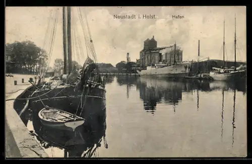 AK Neustadt i. Holst., Hafen