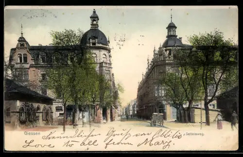 AK Giessen, Strasse Seltersweg