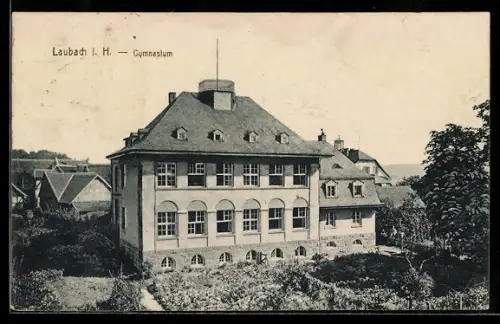 AK Laubach i. H., Blick zum Gymnasium